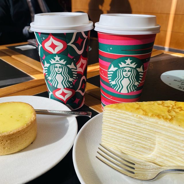 悠閒享用咖啡☕️～星巴克 雙人下午茶套餐～