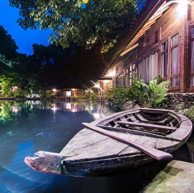 Picturesque Lake at Imah Seniman Resort