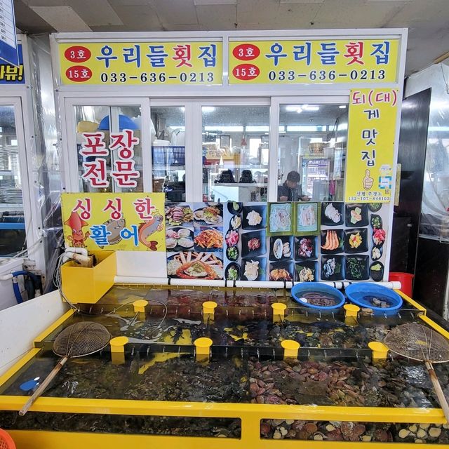 강원도 고성군 맛집 '우리들횟집'