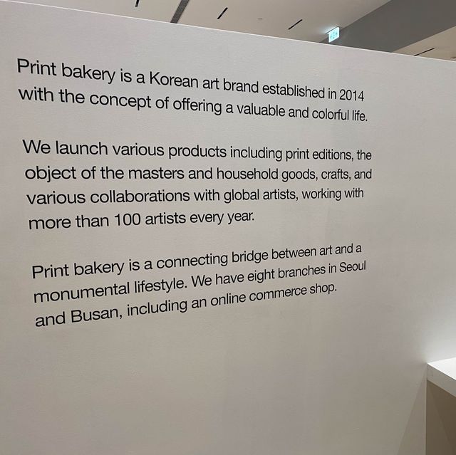 韓國人氣藝術品牌Print Bakery Pop Up