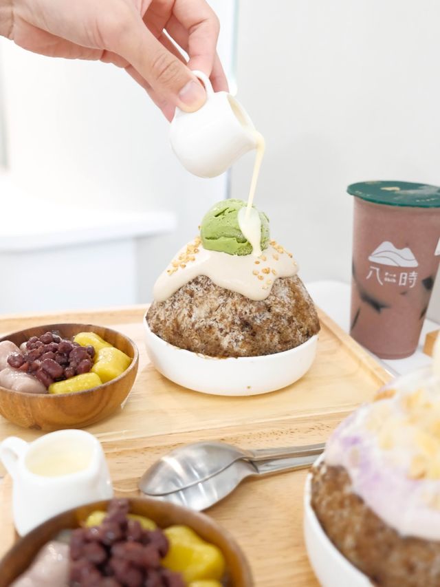 尖沙咀‼️驚艷到的仙草拉絲雪花冰🍨✨