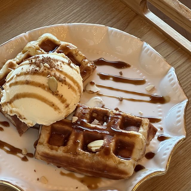 씨앗호떡 와플이 맛있는 기장카페 오르골