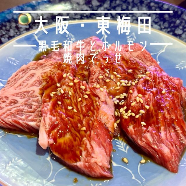 【大阪・東梅田】新鮮さ調理に自家製ダレにこだわった焼肉店「黒毛和牛とホルモン 焼肉でっせ」