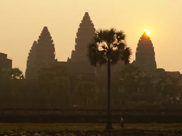 Sunrise at a World Heritage Site! Angkor Wat in Cambodia.