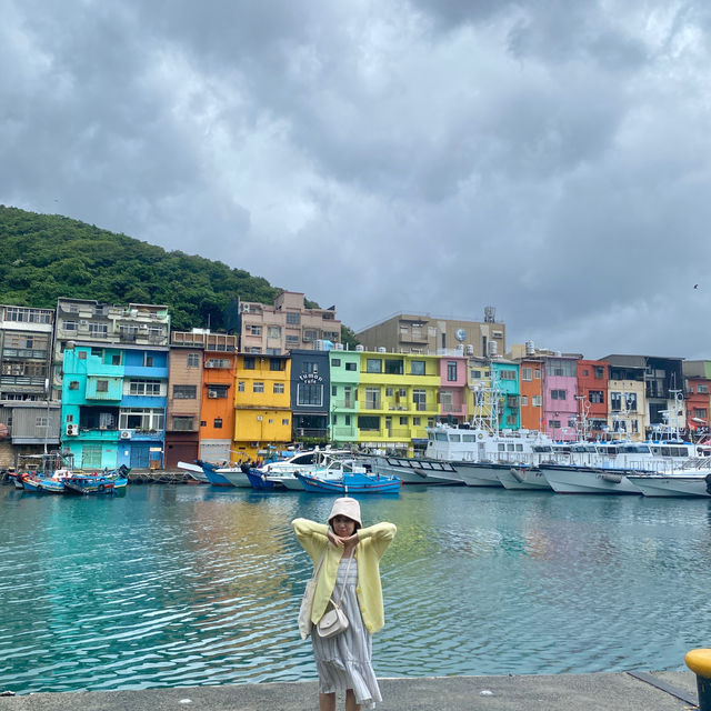 🛥️รีวิวท่าเรือสายรุ้งที่Keelungพิกัดใหม่น่าไป🌈