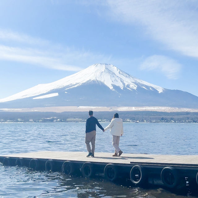 日本打卡｜富士山與天鵝是絕配吧🗻