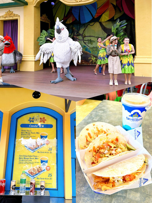 Delicious Tacos at Skyworlds Theme Park