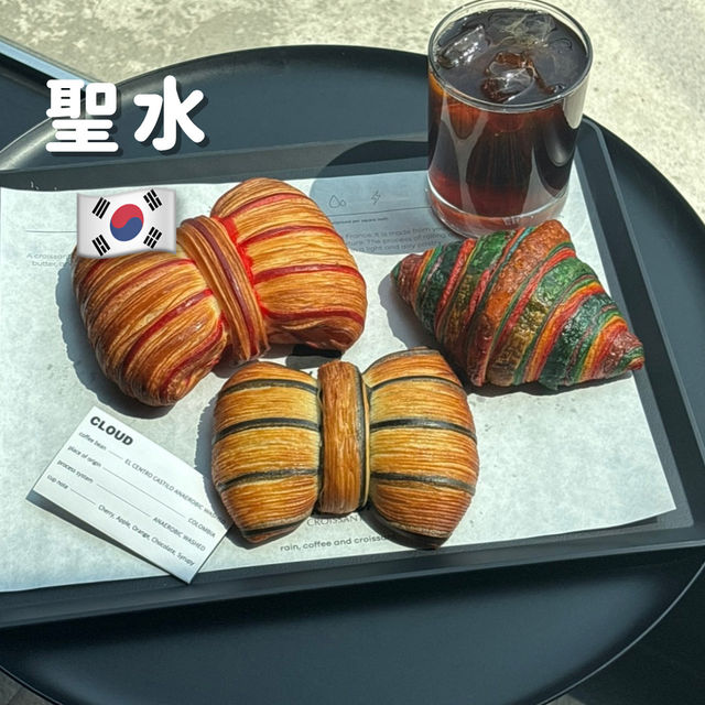 【韓国旅行🇰🇷/ソウル】森空間で食べる絶品リボンクロワッサン🎀