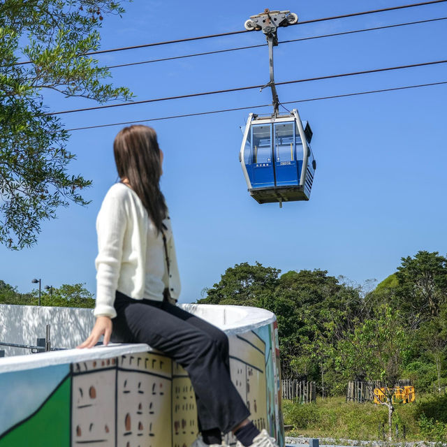 นั่งกระเช้า Ngong Ping ชมวิวแบบพาโนรามา