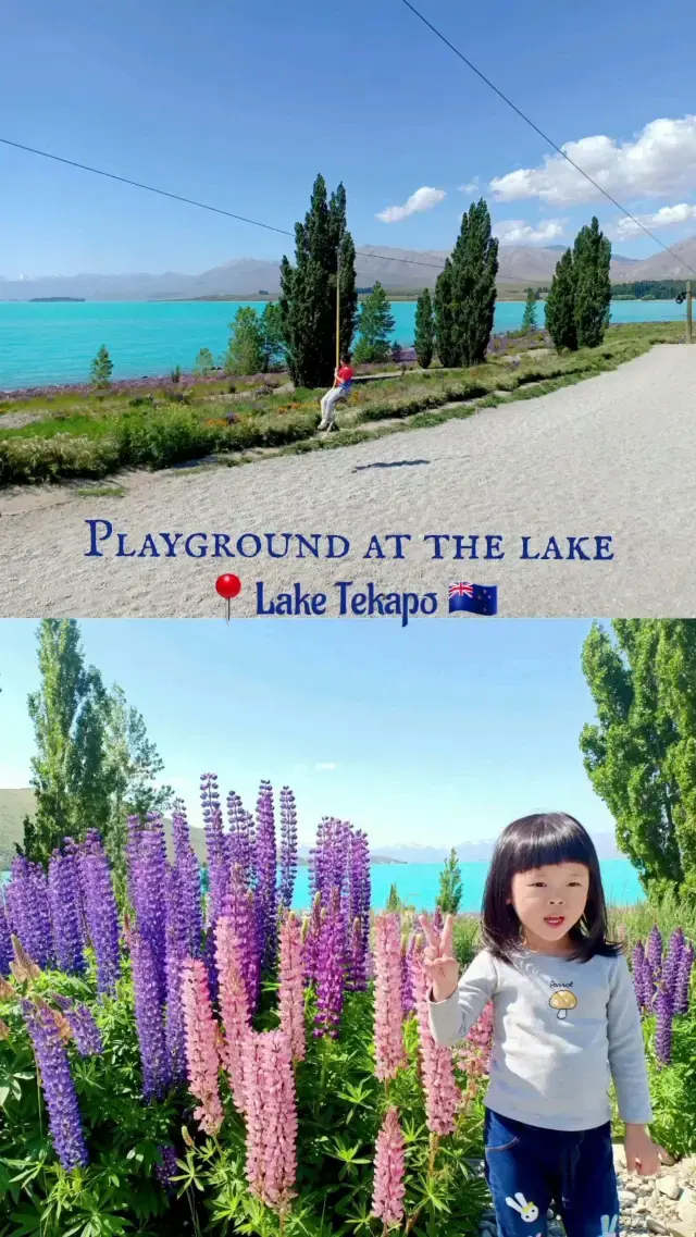 🇳🇿 Playground at the lake 📍Lake Tekapo