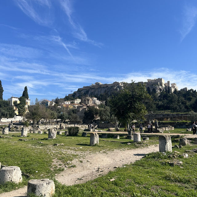 ギリシャ旅行　古代アゴラ