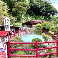 別府地獄温泉巡り。