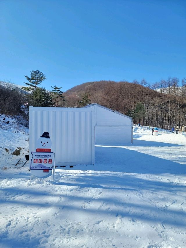 겨울시즌의 대미를 장식하는 태백눈꽃축제❄️