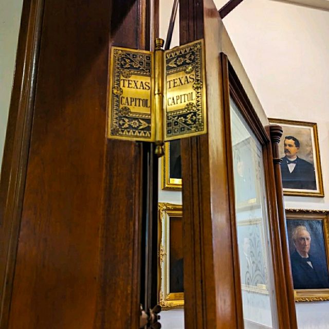 VISITING THE TEXAS STATE CAPITOL.