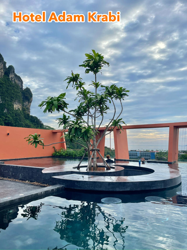Hotel Adam Krabi โรงแรมสีส้มดีไซน์สุดเก๋ที่อ่างนาง