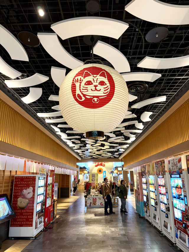 名古屋常滑永旺-欣賞世界上最大的常滑系招財貓，圓潤可愛