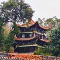 ขอพรปีใหม่ที่ Wenshu Yuan Monastery