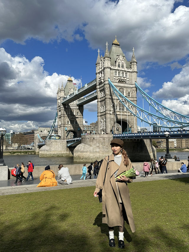打卡知名地標🌉倫敦橋Tower bridge 🇬🇧