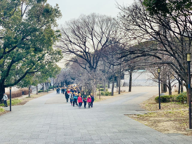 Relax in the Tranquil Parks Near Osaka Castle