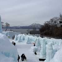 まるでアナ雪の世界？！『氷濤祭り』⛄️