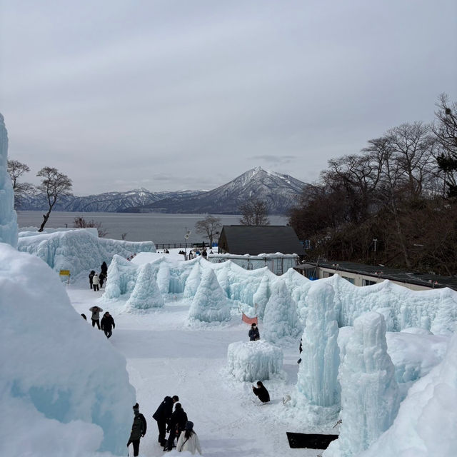 まるでアナ雪の世界？！『氷濤祭り』⛄️