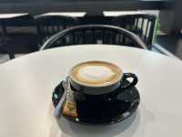 Monochrome: A Chic White-and Black Cafe for Coffee Lovers Near Cisauk Station