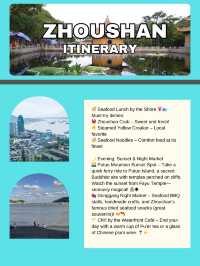 🏝️ 2 Days in Zhoushan: