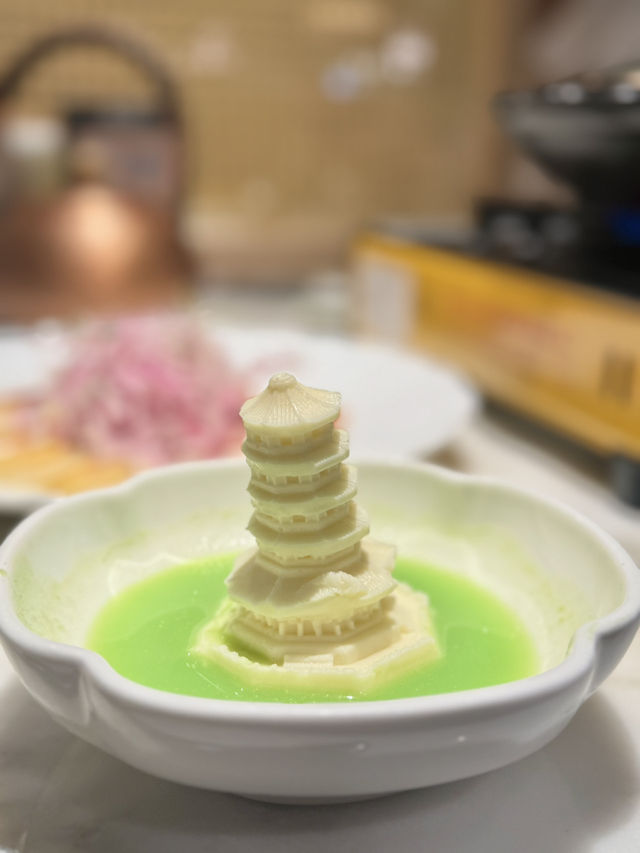 展示出傳統菜餚與時尚擺盤的結合江浙茶@綠茶餐廳
