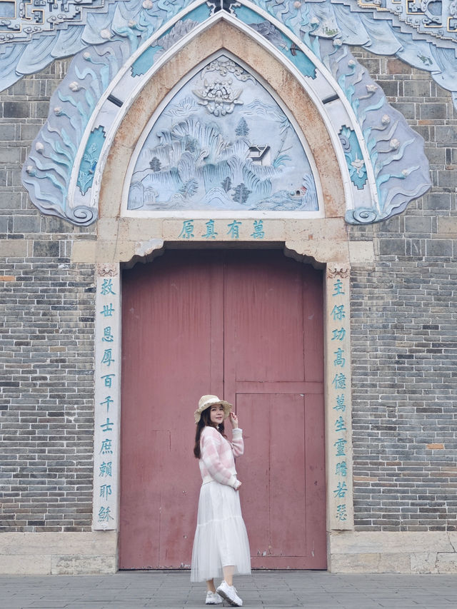 貴陽北天主教堂⛪️，中西合璧之美！