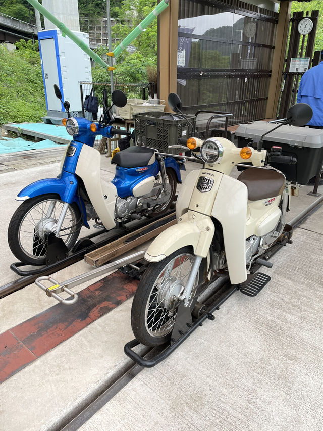 【群馬】線路を走る自転車型トロッコ