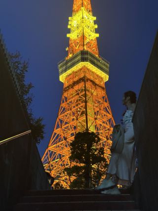 Found: Tokyo Tower’s Most Dramatic Parking Lot Entrance 🗼