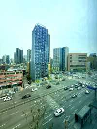 A Famous District in Seoul South Korea