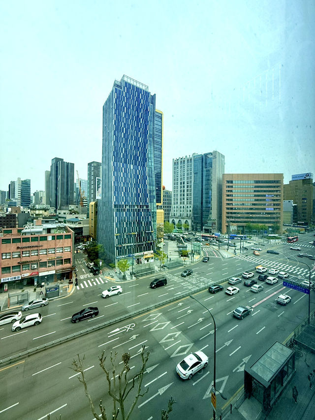 A Famous District in Seoul South Korea