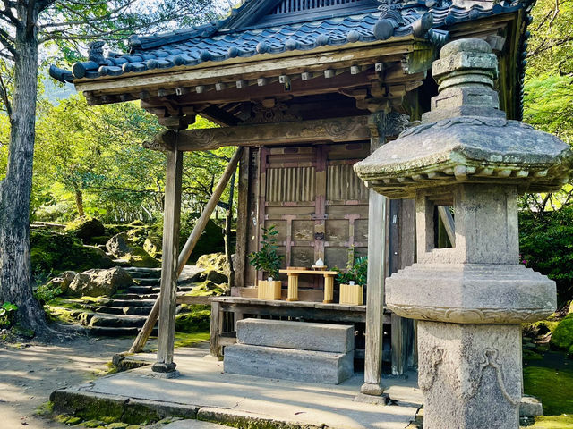 Surreal enchanted Sengan-En Japanese Gardens, Kagoshima 