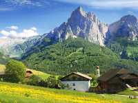 Schlern: A prominent mountain in the Dolomites!