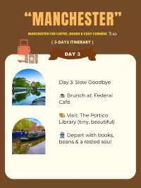 Manchester 3-days itinerary 🤎