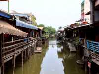 ตลาดระแหง 100 ปี ปทุมธานี ตลาดโบราณคลาสสิกแบบไทยๆ