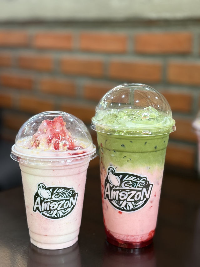 คาเฟ่อเมซอนสาขา ปตท. ทุ่งสง ตำบลปากแพรก 🦜✨🍵