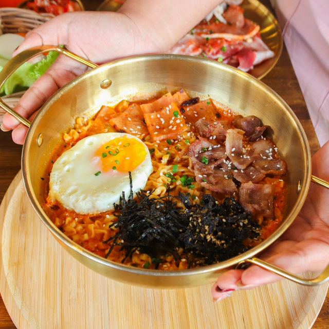 ปิ้งย่างเกาหลีที่มมส.🥓✨