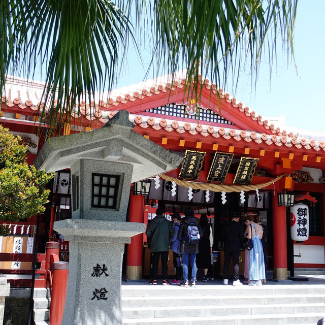 Okinawa | Came to Naminoue Shrine to Pray for Academic Success 🎓✨