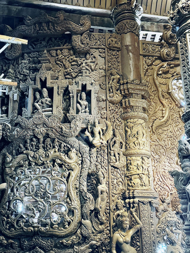 Sanctuary of Truth living wooden art 