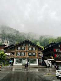Misty Magic: A Rainy Day in Lauterbrunnen