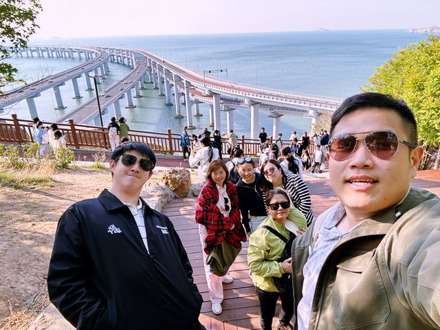 🌉 大連星海灣｜從海上看見城市的弧線 