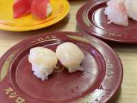 🍣 Conveyor Belt Bliss at Sushiro Hakozaki – Fresh, Fast & Family-Friendly!
