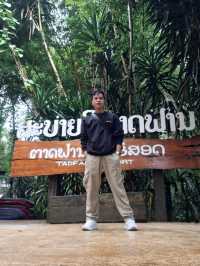 ทริปนี้ที่ลาวใต้ zipline Tad fane waterfall.