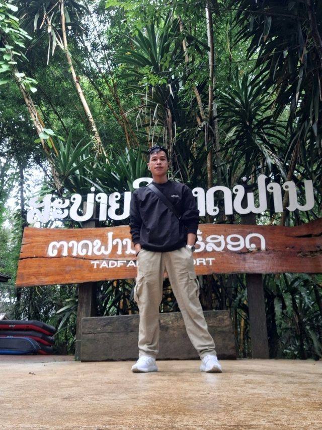 ทริปนี้ที่ลาวใต้ zipline Tad fane waterfall.