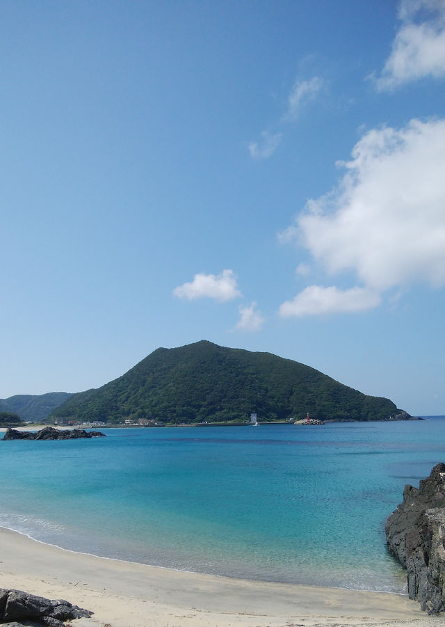 屋久島の青い海！永田いなか浜
