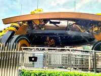 Futuristic Transformers Metrobase in Universal Studios Beijing