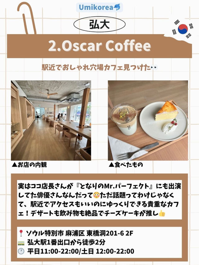 【韓国カフェ🇰🇷】ひとりでも入りやすいおすすめカフェ5選☕️💕