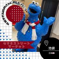 【東京/池袋🇯🇵】可愛すぎる店員さん❤️💙セサミストリートマーケット